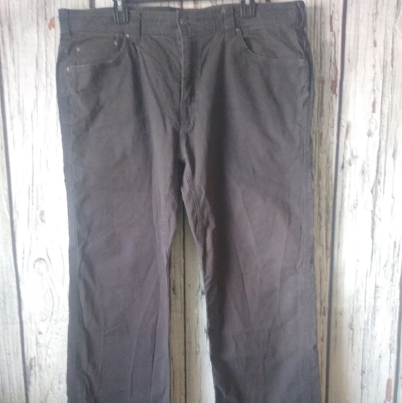 prAna Breathe Gray Camping Hiking Outdoor Stretch Pants (40x36) - Picture 1 of 5